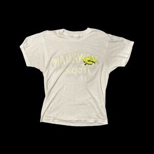 Hawaiian Tropic White Graphic Tee size large